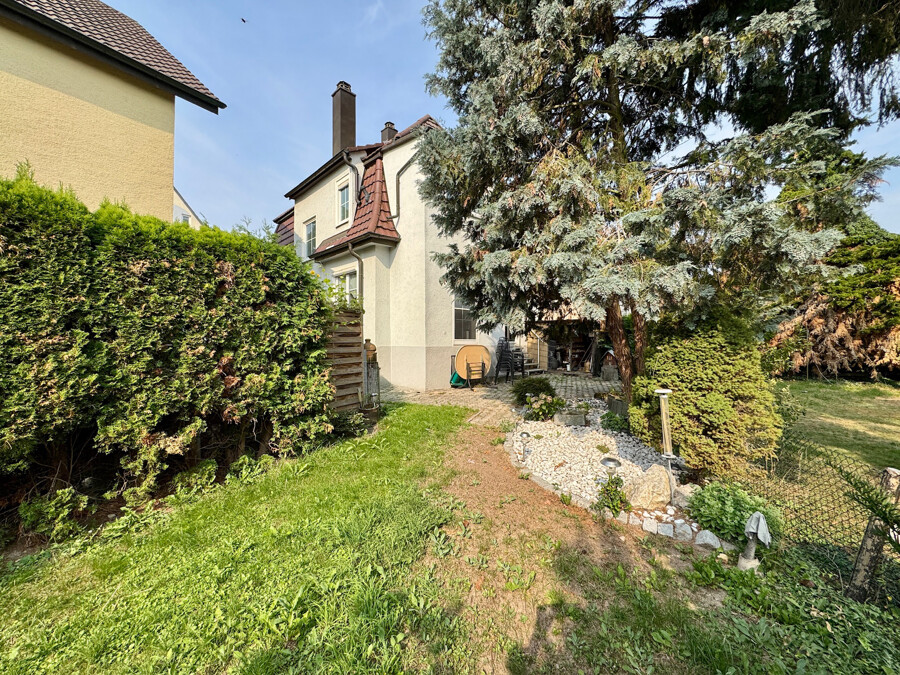Blick aufs Haus