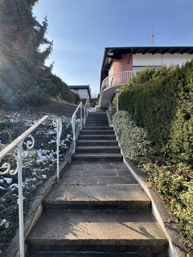 Treppen zum Haus