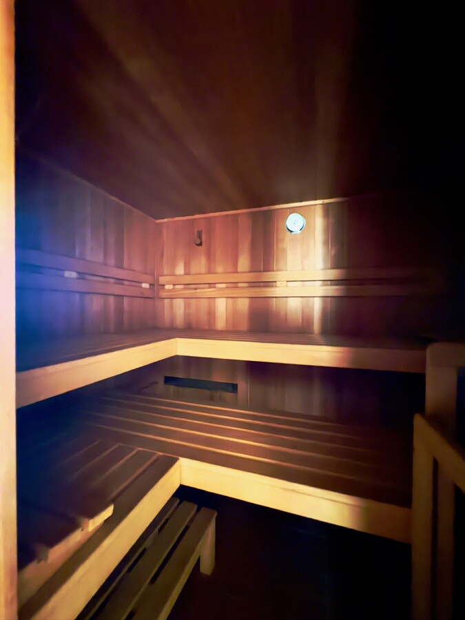 Sauna Innenansicht