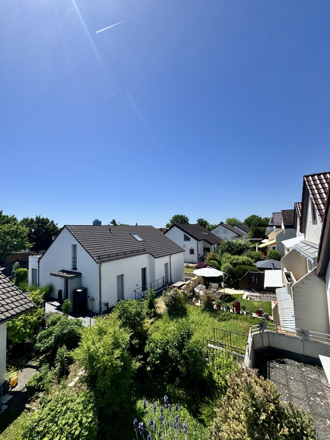 Ausblick vom Balkon