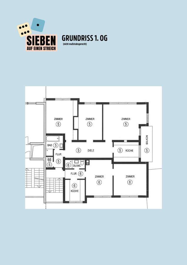 Grundriss 1.Obergeschoss