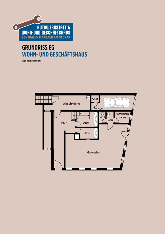 Grundriss EG Wohn- und Geschäftshaus