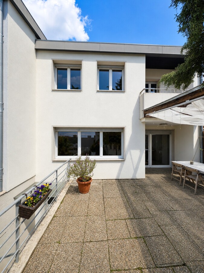 Rückansicht Terrasse