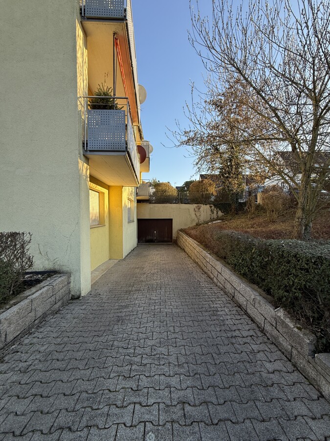 Zufahrt Tiefgarage