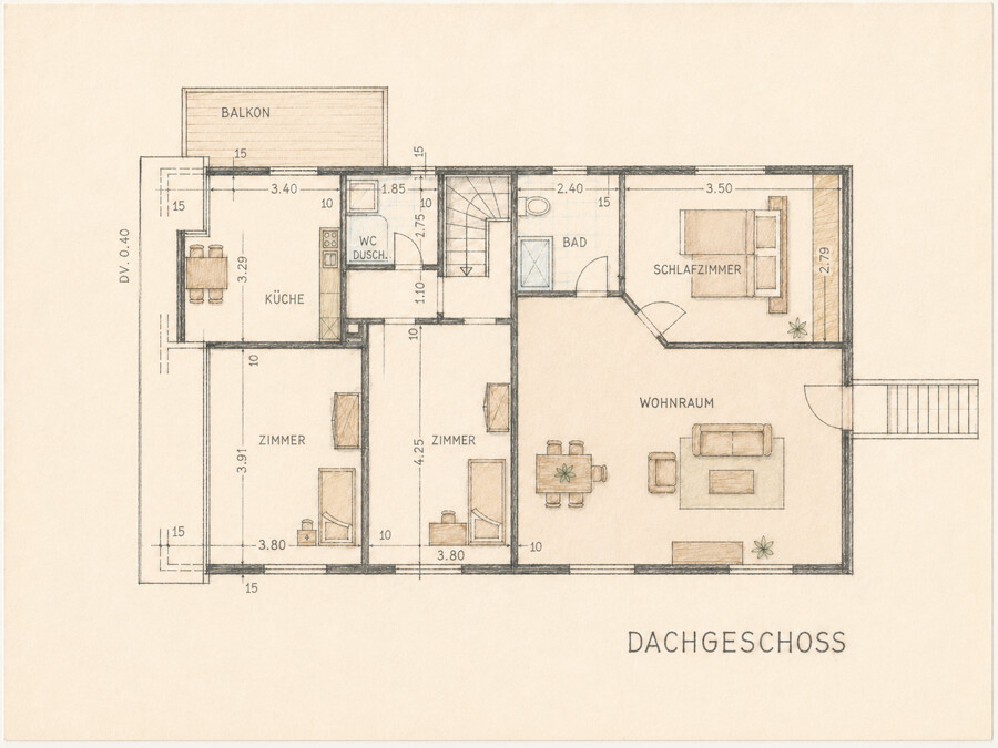 Grundriss DG