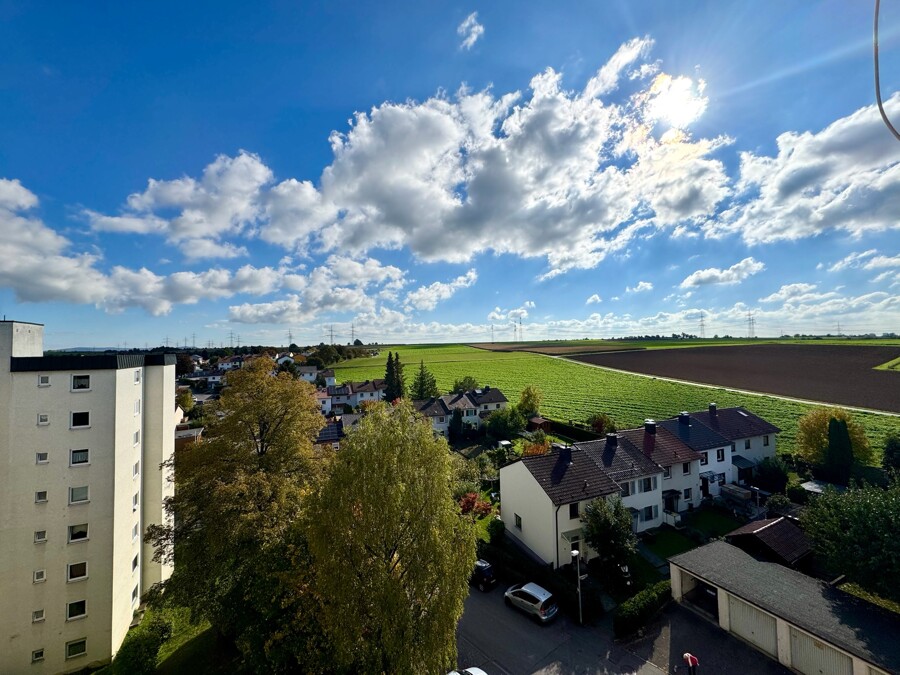 Blick vom Balkon