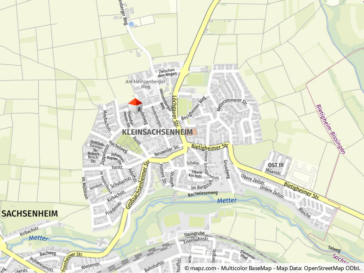 Geolyzer Kartenausschnitt