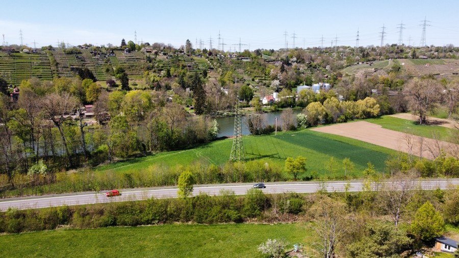 Blick Richtung Neckar